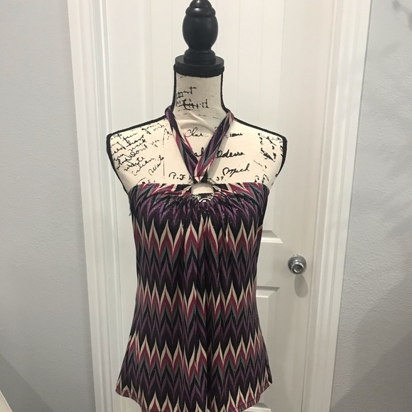 Rampage Halter Top Blouse - Picture 1 of 2